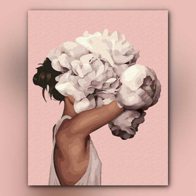 أدوات رسم لوحة الزهور المتداخلة