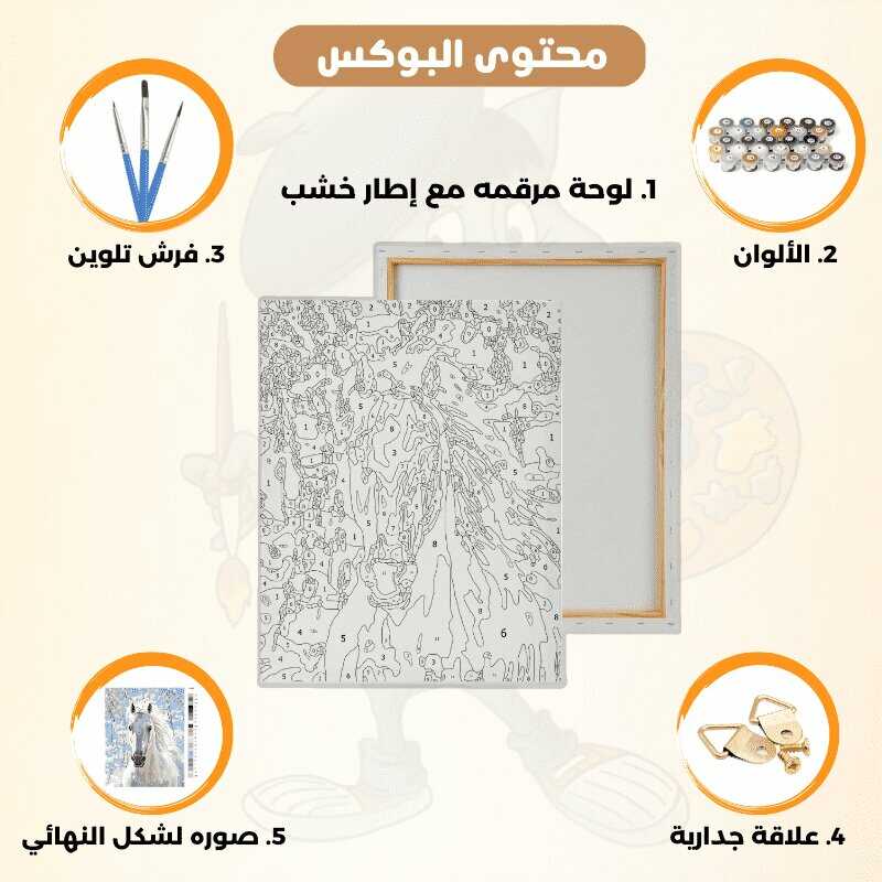 أدوات رسم لوحة البسملة