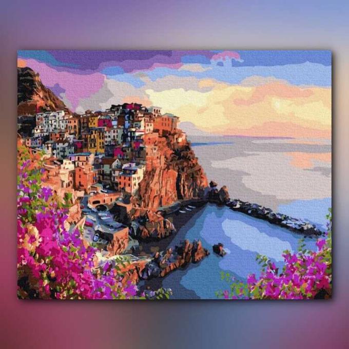 أدوات رسم لوحة صقلية الزاهية