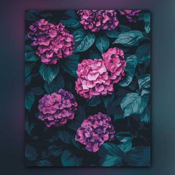 أدوات رسم لوحة أزهار الصيف
