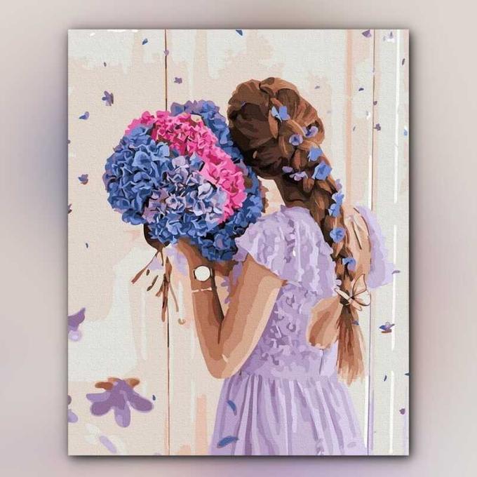 أدوات رسم لوحة ربيع الحب