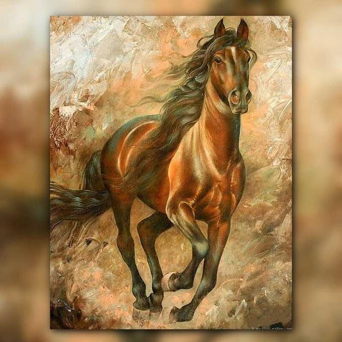 أدوات رسم لوحة الحصان الجامح