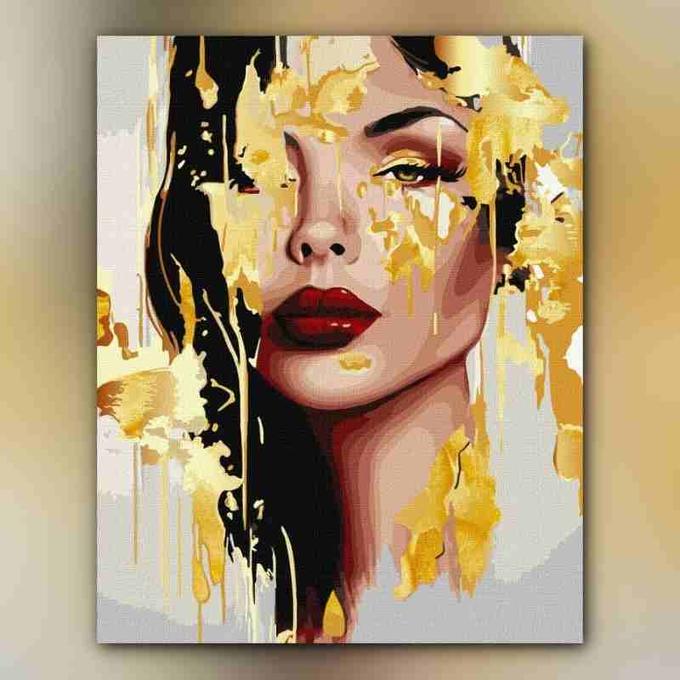 أدوات رسم لوحة جمال غير مكتشف