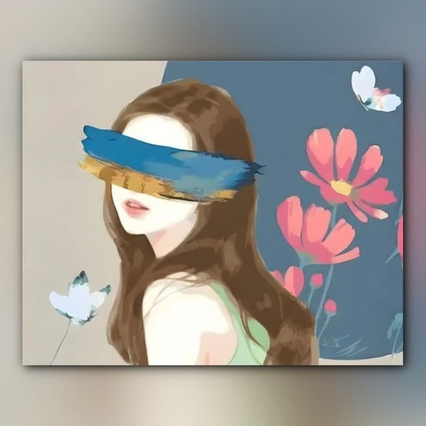 أدوات رسم لوحة خلف الموجة