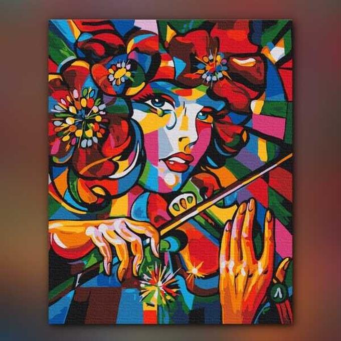 أدوات رسم لوحة لحن الروح