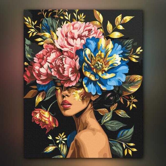 أدوات رسم لوحة أحاسيس الزهور