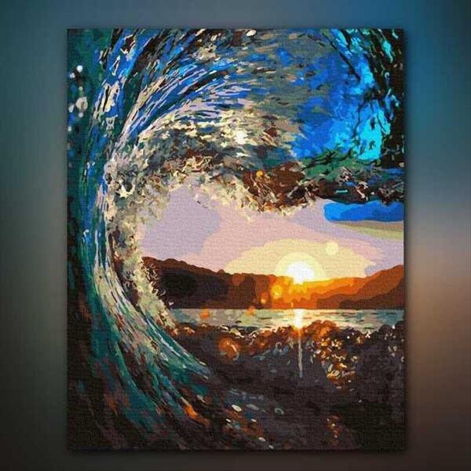 أدوات رسم لوحة الموجة