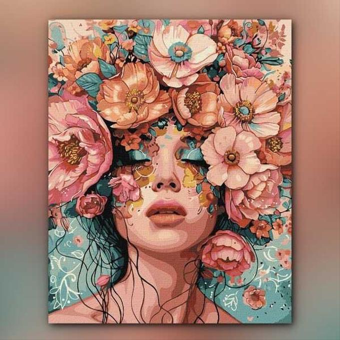 أدوات رسم لوحة روح الزهرة