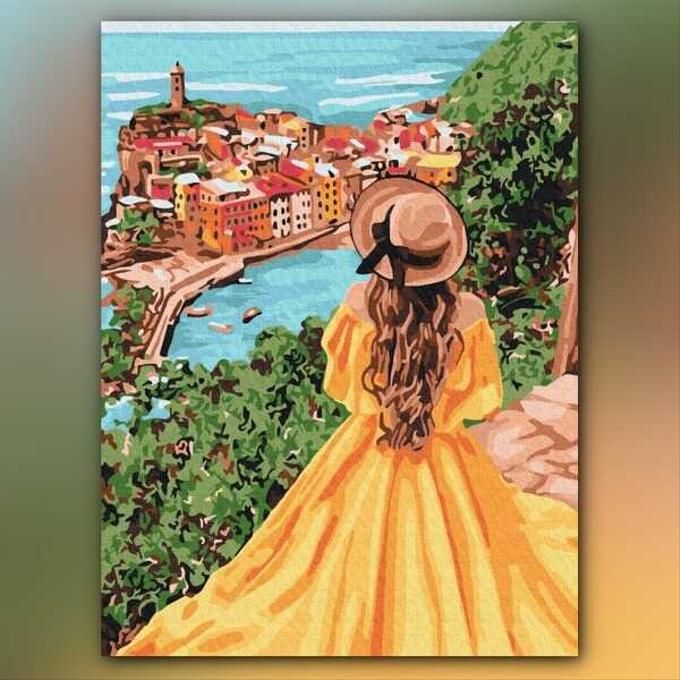 أدوات رسم لوحة قمة التل