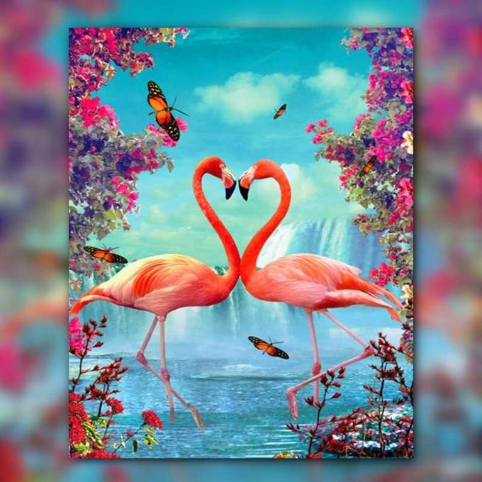 أدوات رسم لوحة حب طبيعة