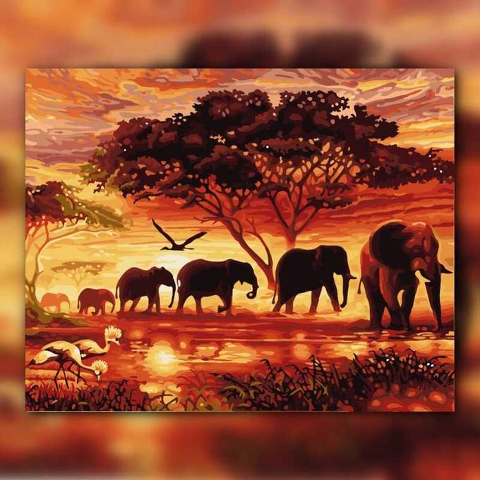أدوات رسم لوحة ساعة الفيل