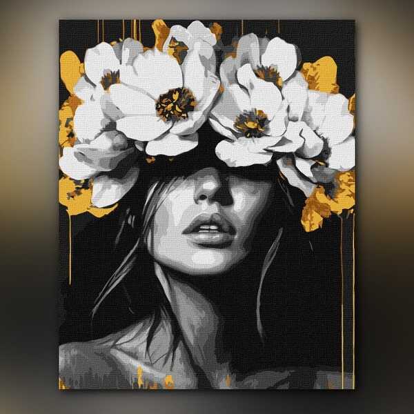 أدوات رسم لوحة صمت الذهب
