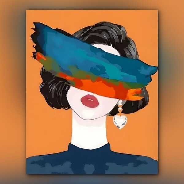 أدوات رسم لوحة أسرار خلف الألوان