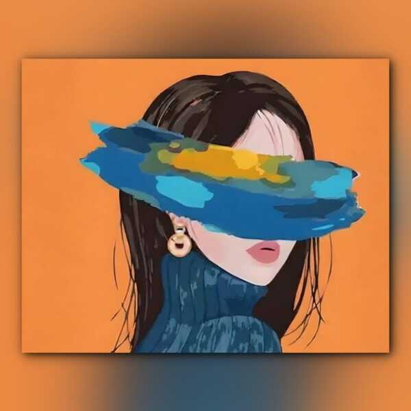 أدوات رسم لوحة فوضى الجمال