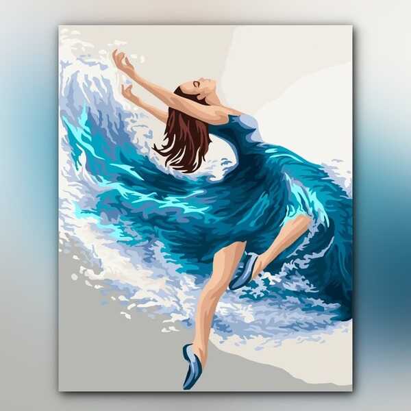 أدوات رسم لوحة رقصة الموج