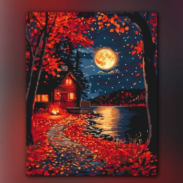أدوات رسم لوحة دفء القمر