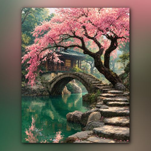 أدوات رسم لوحة ملاذ الروح