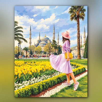 أدوات رسم لوحة نسيم ناعم