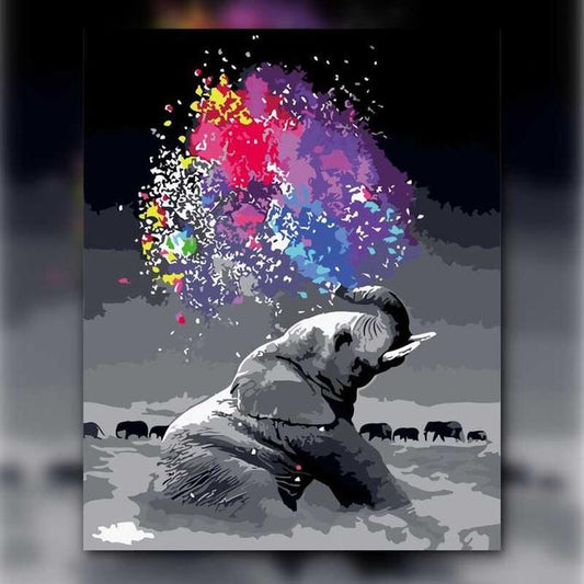 أدوات رسم لوحة ألوان الظلام