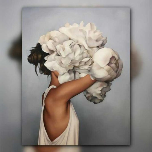أدوات رسم لوحة الزهور المتداخلة