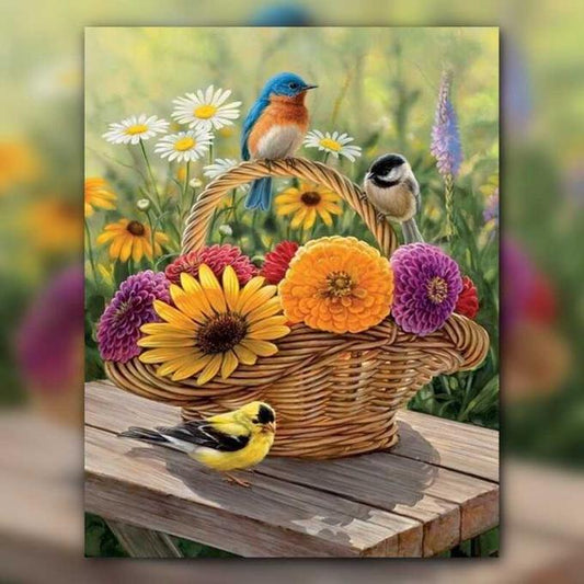 أدوات رسم لوحة الربيع يطل عليكم