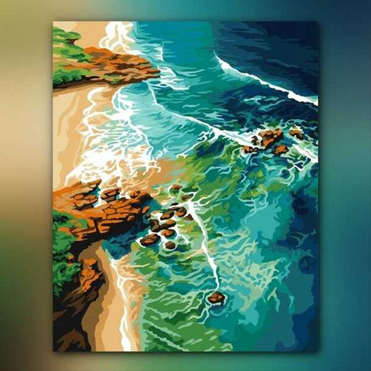 أدوات رسم لوحة عيون الموج