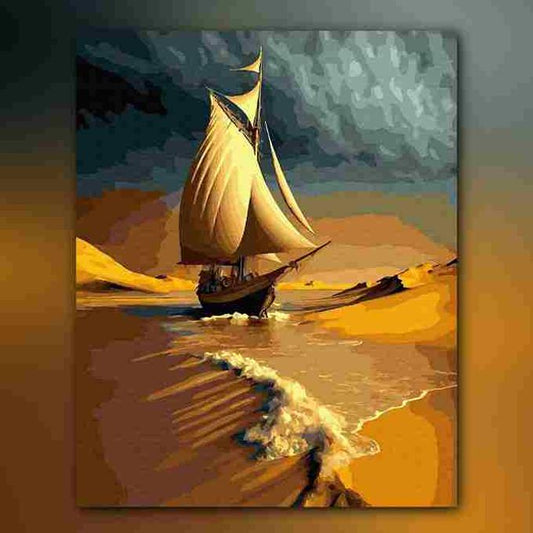أدوات رسم لوحة بحر الرمال