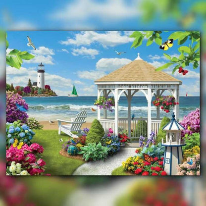 أدوات رسم لوحة زهرة البحر