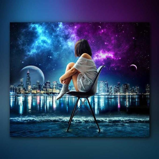 أدوات رسم لوحة خواطر ليلية