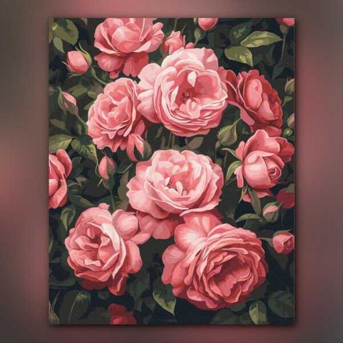 أدوات رسم لوحة الزهور العطرة