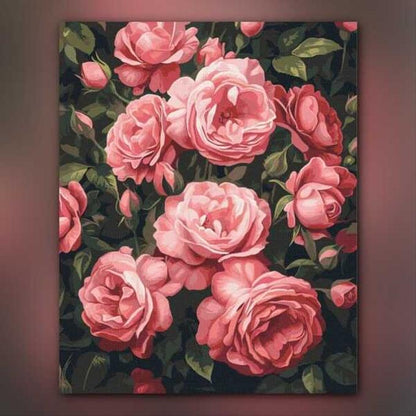 أدوات رسم لوحة الزهور العطرة