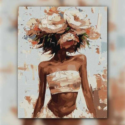أدوات رسم لوحة الجمال المتفتح