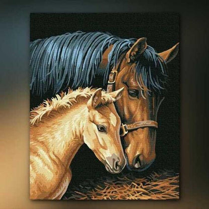 أدوات رسم لوحة حنان الأم