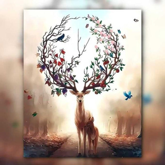 أدوات رسم لوحة الطبيعة الأم