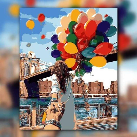 أدوات رسم لوحة سمفونية السعادة