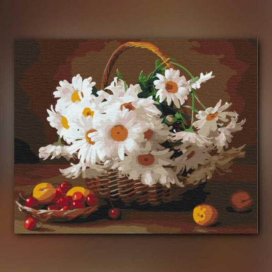 أدوات رسم لوحة سلة الياسمين