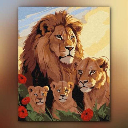 أدوات رسم لوحة عائلة الأسود