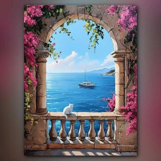 أدوات رسم لوحة نسمة بحر