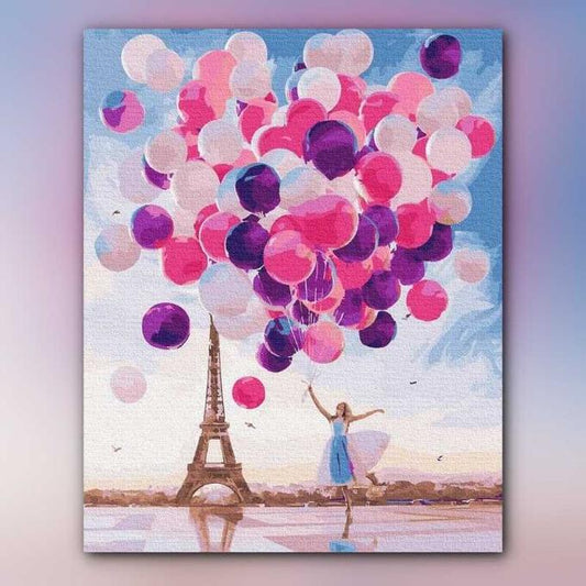 أدوات رسم لوحة رقصة البالونات