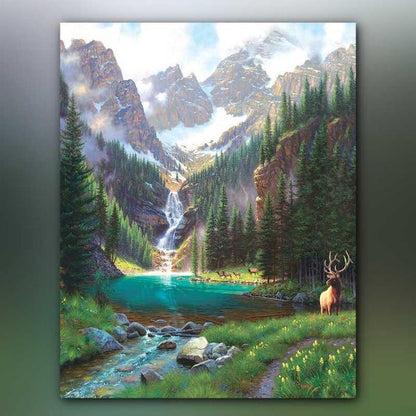 أدوات رسم لوحة تيار الجبل