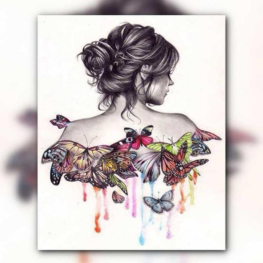 أدوات رسم لوحة خلف الأنوار