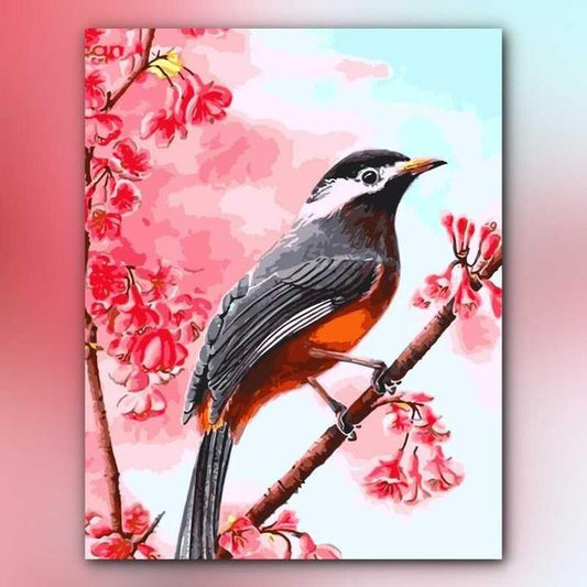 أدوات رسم لوحة طائر الكرز