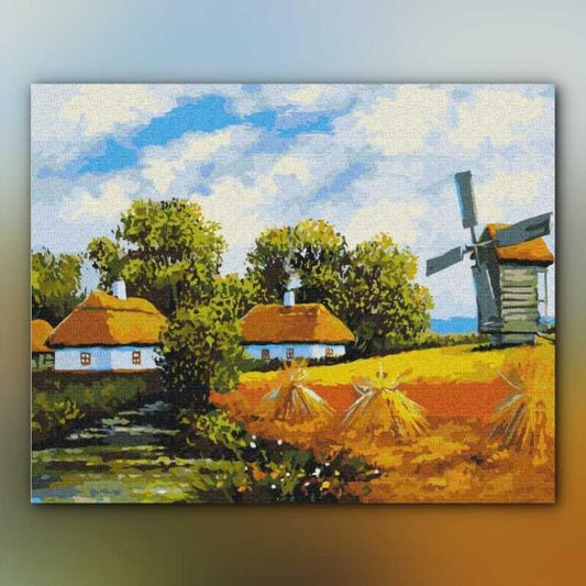 أدوات رسم لوحة المزرعة الصغيرة