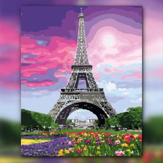 أدوات رسم لوحة برج إيفّل