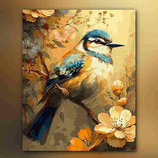 أدوات رسم لوحة الحسون الذهبي