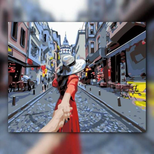 أدوات رسم لوحة هيا بنا إلى غالاتا