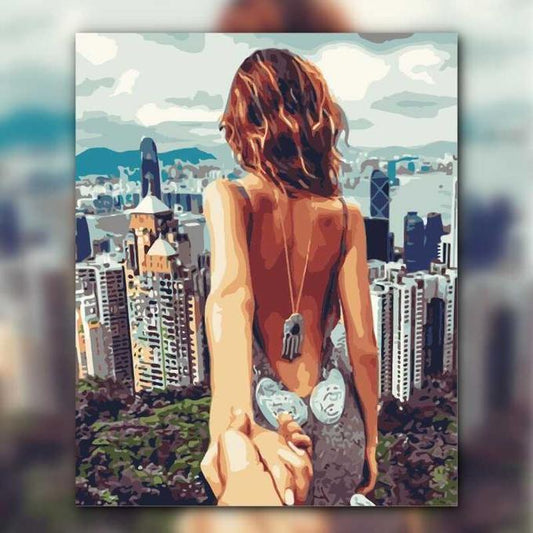 أدوات رسم لوحة هيا بنا إلى نيويورك