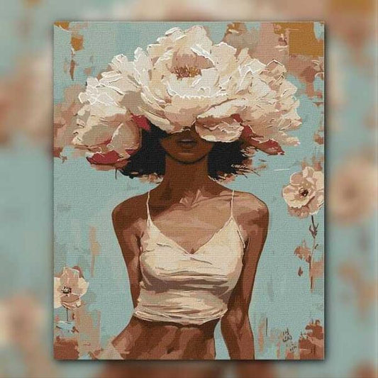 أدوات رسم لوحة تاج الورود