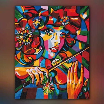 أدوات رسم لوحة لحن الروح
