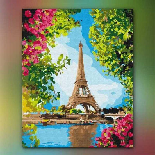 أدوات رسم لوحة ربيع باريس